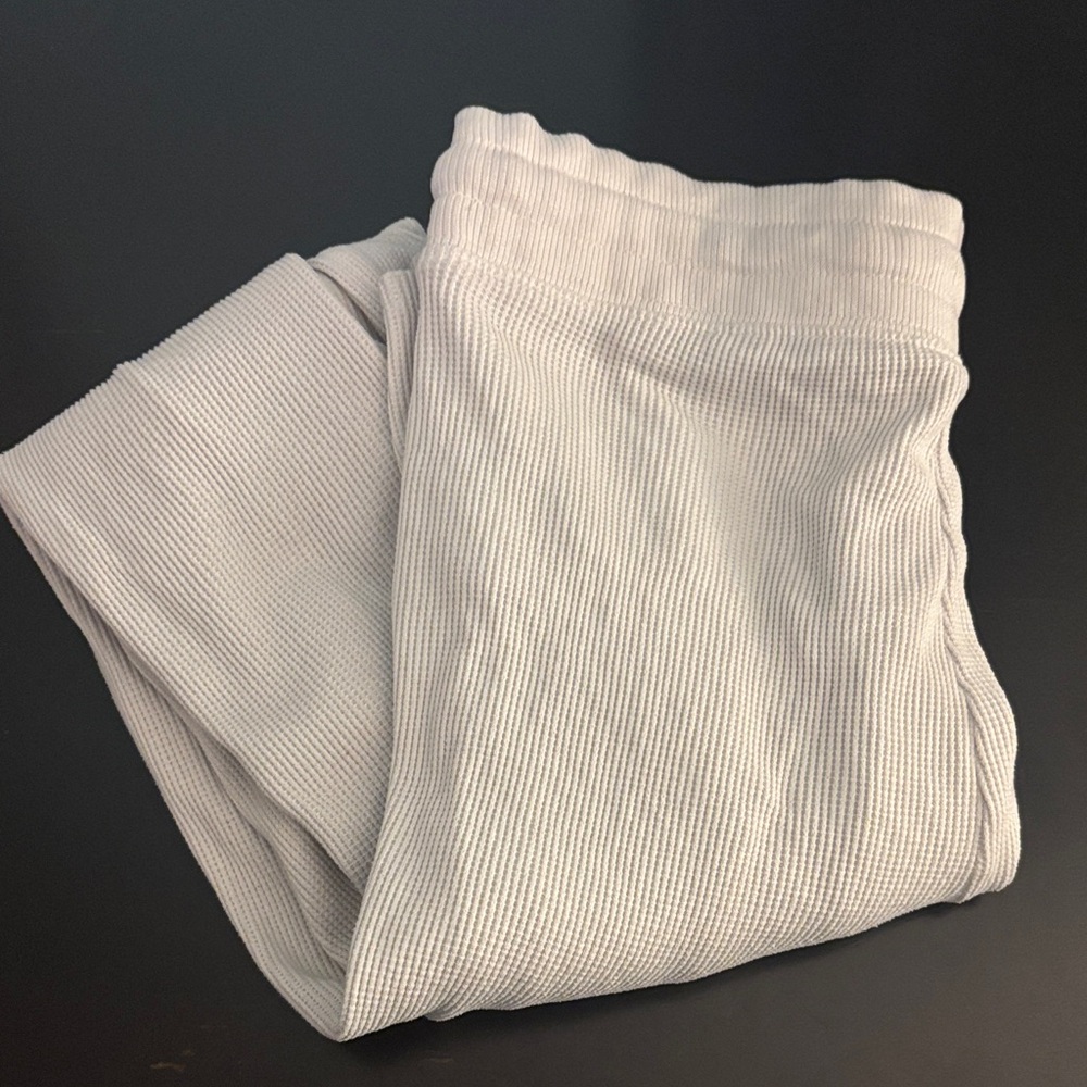 Gray Ribbed Bottoms